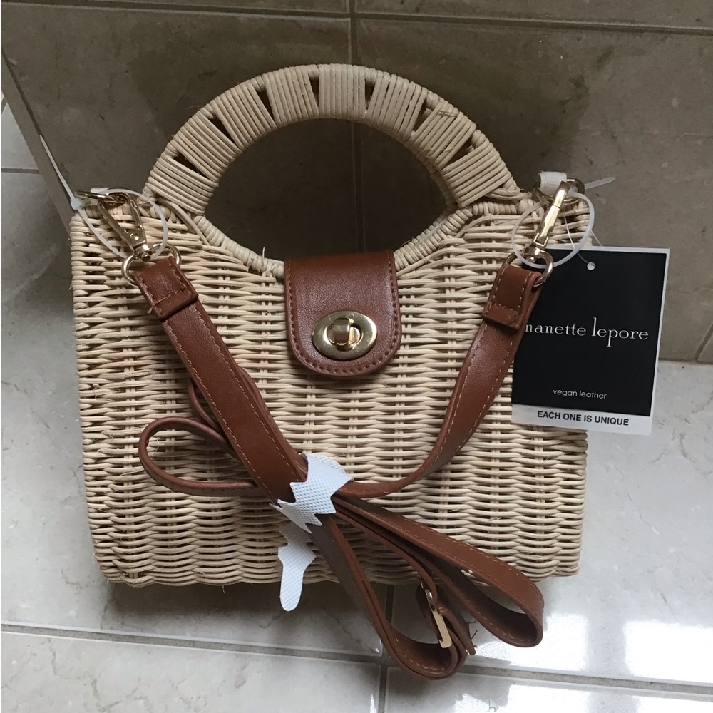 Nanette Lenore Straw Summer Bag